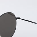 BALENCIAGA Rimless Sunglasses metal Black Auth BA15185M-14