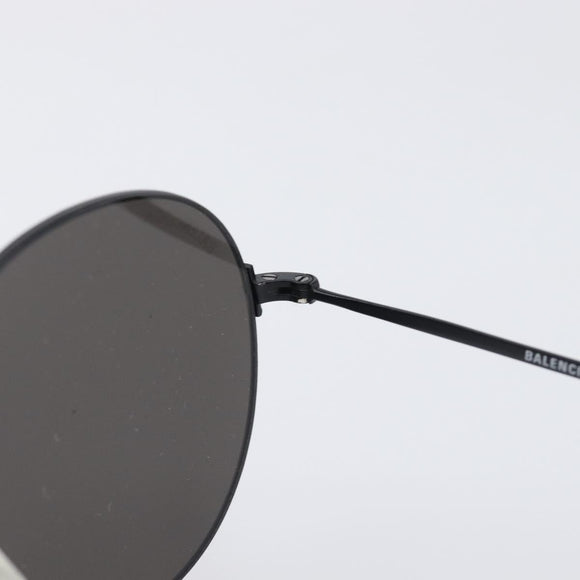 BALENCIAGA Rimless Sunglasses metal Black Auth BA15185M