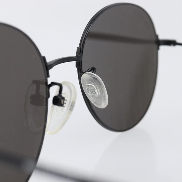 BALENCIAGA Rimless Sunglasses metal Black Auth BA15185M
