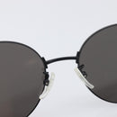 BALENCIAGA Rimless Sunglasses metal Black Auth BA15185M-15