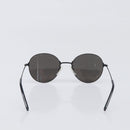 BALENCIAGA Rimless Sunglasses metal Black Auth BA15185M-2