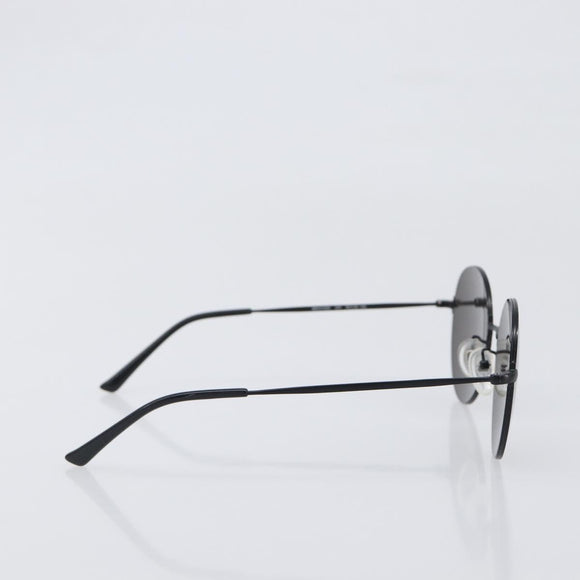 BALENCIAGA Rimless Sunglasses metal Black Auth BA15185M