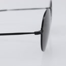 BALENCIAGA Rimless Sunglasses metal Black Auth BA15185M-7