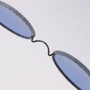 CHANEL Sunglasses Denim Blue CC Auth BA15187M-11