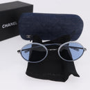 CHANEL Sunglasses Denim Blue CC Auth BA15187M-14