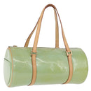 LOUIS VUITTON Monogram Vernis Bedford Hand Bag Baby Blue M91007 LV Auth BA15190A-1