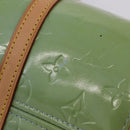 LOUIS VUITTON Monogram Vernis Bedford Hand Bag Baby Blue M91007 LV Auth BA15190A-15