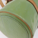 LOUIS VUITTON Monogram Vernis Bedford Hand Bag Baby Blue M91007 LV Auth BA15190A-16