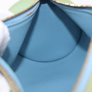 LOUIS VUITTON Monogram Vernis Bedford Hand Bag Baby Blue M91007 LV Auth BA15190A-20