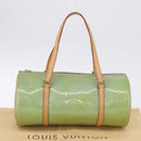 LOUIS VUITTON Monogram Vernis Bedford Hand Bag Baby Blue M91007 LV Auth BA15190A-12