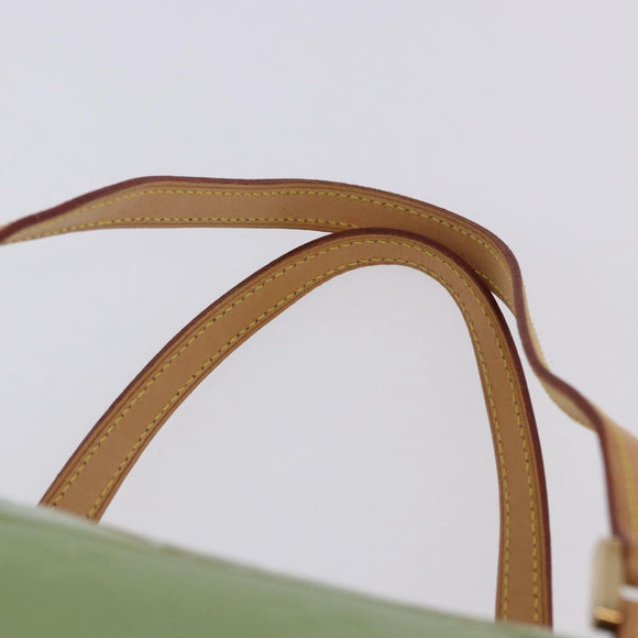 LOUIS VUITTON Monogram Vernis Bedford Hand Bag Baby Blue M91007 LV Auth BA15190A