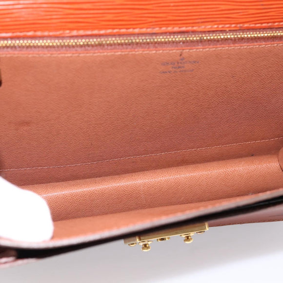 LOUIS VUITTON Epi Monceau 28 Hand Bag Brown M52123 LV Auth BA15191