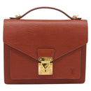 LOUIS VUITTON Epi Monceau 28 Hand Bag Brown M52123 LV Auth BA15191-13