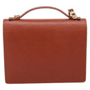 LOUIS VUITTON Epi Monceau 28 Hand Bag Brown M52123 LV Auth BA15191-2