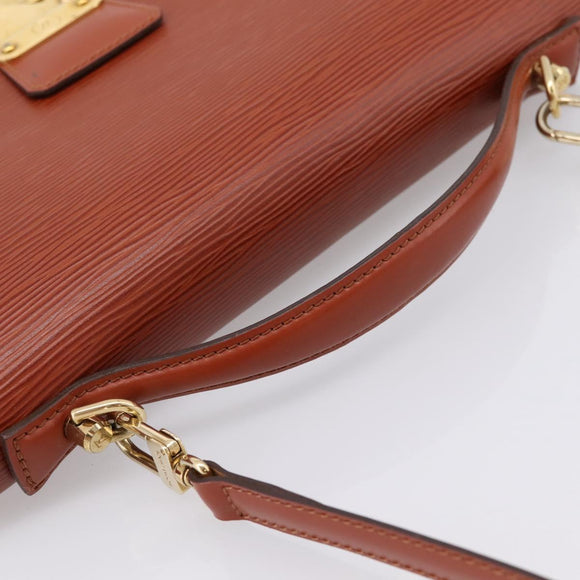 LOUIS VUITTON Epi Monceau 28 Hand Bag Brown M52123 LV Auth BA15191