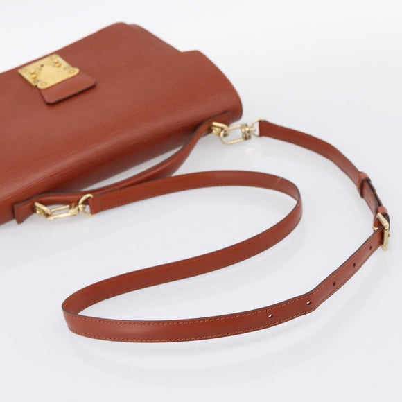 LOUIS VUITTON Epi Monceau 28 Hand Bag Brown M52123 LV Auth BA15191