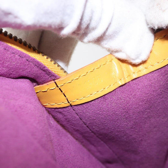 LOUIS VUITTON Epi Gobelins Backpack Yellow M52299 LV Auth BA15192