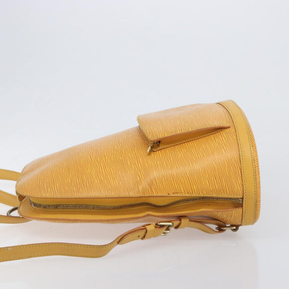 LOUIS VUITTON Epi Gobelins Backpack Yellow M52299 LV Auth BA15192