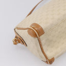 GUCCI Micro GG Supreme Shoulder Bag PVC Ivory Gold 007 32 0042 Auth BA15195-13