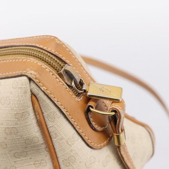 GUCCI Micro GG Supreme Shoulder Bag PVC Ivory Gold 007 32 0042 Auth BA15195
