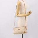 GUCCI Micro GG Supreme Shoulder Bag PVC Ivory Gold 007 32 0042 Auth BA15195-22