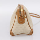 GUCCI Micro GG Supreme Shoulder Bag PVC Ivory Gold 007 32 0042 Auth BA15195-4