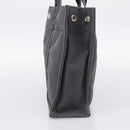 HERMES Fourre Tout PM Hand Bag cotton Gray Silver Auth BA15196-5
