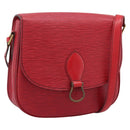 LOUIS VUITTON Epi Saint Cloud GM Shoulder Bag Red M52197 LV Auth BA15197-1