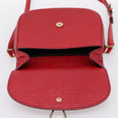 LOUIS VUITTON Epi Saint Cloud GM Shoulder Bag Red M52197 LV Auth BA15197-19