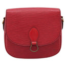 LOUIS VUITTON Epi Saint Cloud GM Shoulder Bag Red M52197 LV Auth BA15197-13