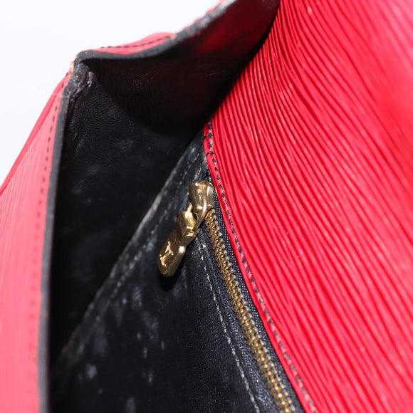 LOUIS VUITTON Epi Saint Cloud GM Shoulder Bag Red M52197 LV Auth BA15197