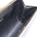 Christian Dior Trotter Canvas Clutch Bag Nylon Black Gold Auth BA15198-14