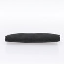 Christian Dior Trotter Canvas Clutch Bag Nylon Black Gold Auth BA15198-7