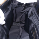 VALENTINO Hand Bag Nylon Black Gold Auth BA15199-18