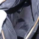 VALENTINO Hand Bag Nylon Black Gold Auth BA15199-20