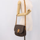 LOUIS VUITTON Monogram Saint Cloud GM Shoulder Bag M51242 LV Auth BA15201-26