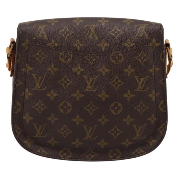 LOUIS VUITTON Monogram Saint Cloud GM Shoulder Bag M51242 LV Auth BA15201