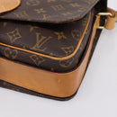 LOUIS VUITTON Monogram Cartouchiere GM Shoulder Bag M51252 LV Auth BA15202-9