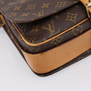 LOUIS VUITTON Monogram Cartouchiere GM Shoulder Bag M51252 LV Auth BA15202-14