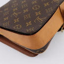 LOUIS VUITTON Monogram Cartouchiere GM Shoulder Bag M51252 LV Auth BA15202-16