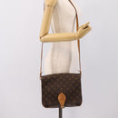 LOUIS VUITTON Monogram Cartouchiere GM Shoulder Bag M51252 LV Auth BA15202-21