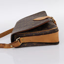 LOUIS VUITTON Monogram Cartouchiere GM Shoulder Bag M51252 LV Auth BA15202-3