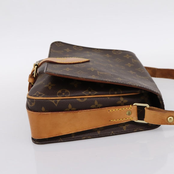 LOUIS VUITTON Monogram Cartouchiere GM Shoulder Bag M51252 LV Auth BA15202