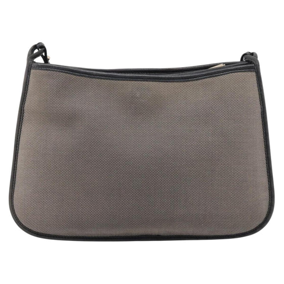 FENDI Zucca Canvas Shoulder Bag Beige Gold Auth BA15204