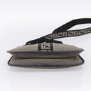 FENDI Zucca Canvas Shoulder Bag Beige Gold Auth BA15204-5