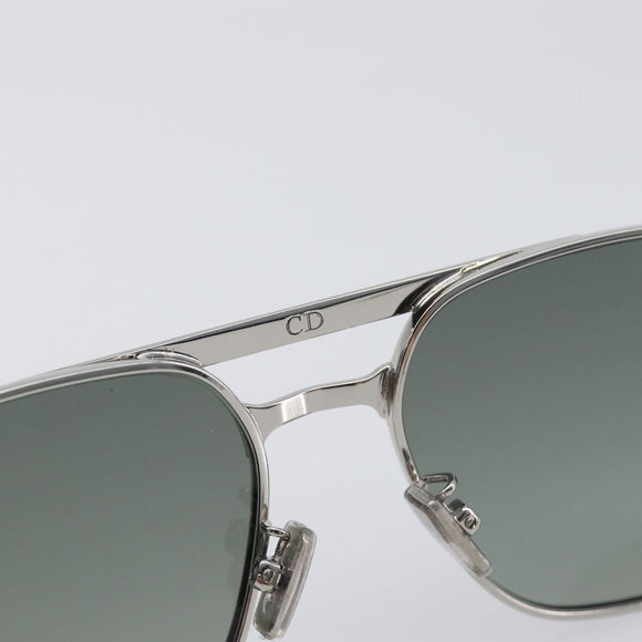 Christian Dior Sunglasses metal Silver Auth BA15207M