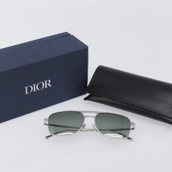 Christian Dior Sunglasses metal Silver Auth BA15207M