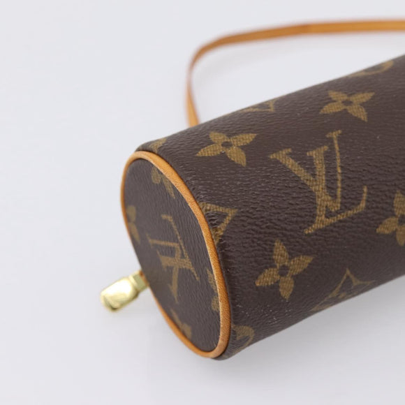LOUIS VUITTON Monogram Papillon Pouch LV Auth BA15213