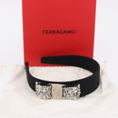 Salvatore Ferragamo Vala Katyusha Canvas Black Auth BA15217A-10