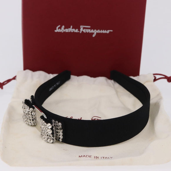 Salvatore Ferragamo Vala Katyusha Canvas Black Auth BA15218A
